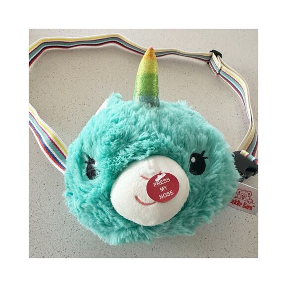 Cuddle Barn Llamacorn Purse Fanny Pack Enchanted Dazzle Plush Sound NEW - Picture 2 of 6